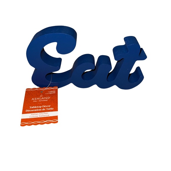 Ashland Navy 'Eat' Tabletop Sign - Picture 2 of 5